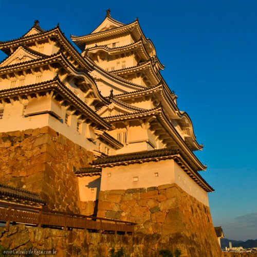 Durante a saída é possível observar a imensidão do Castelo de Himeji