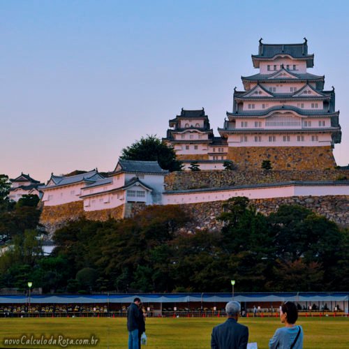 Jardins ao redor do Castelo de Himeji