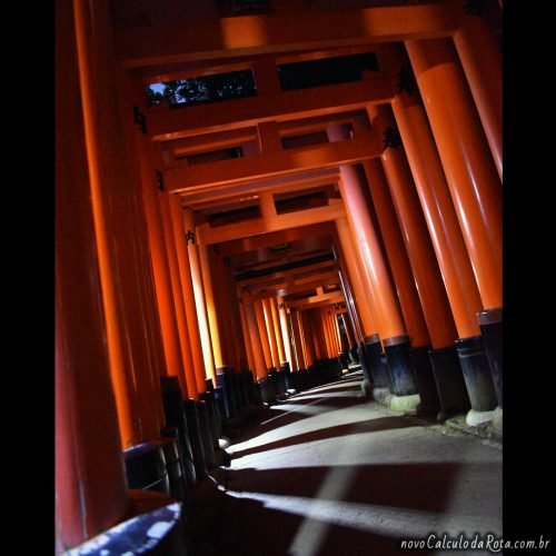 Os maiores torii do Fushimi Inari