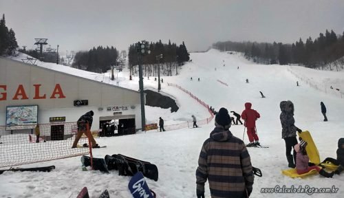 Neve no Japão: Lift para subir as montanhas de Ski