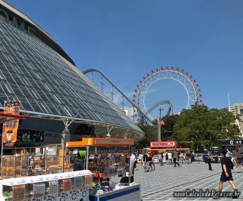 Dia de jogo no Tokyo Dome City!